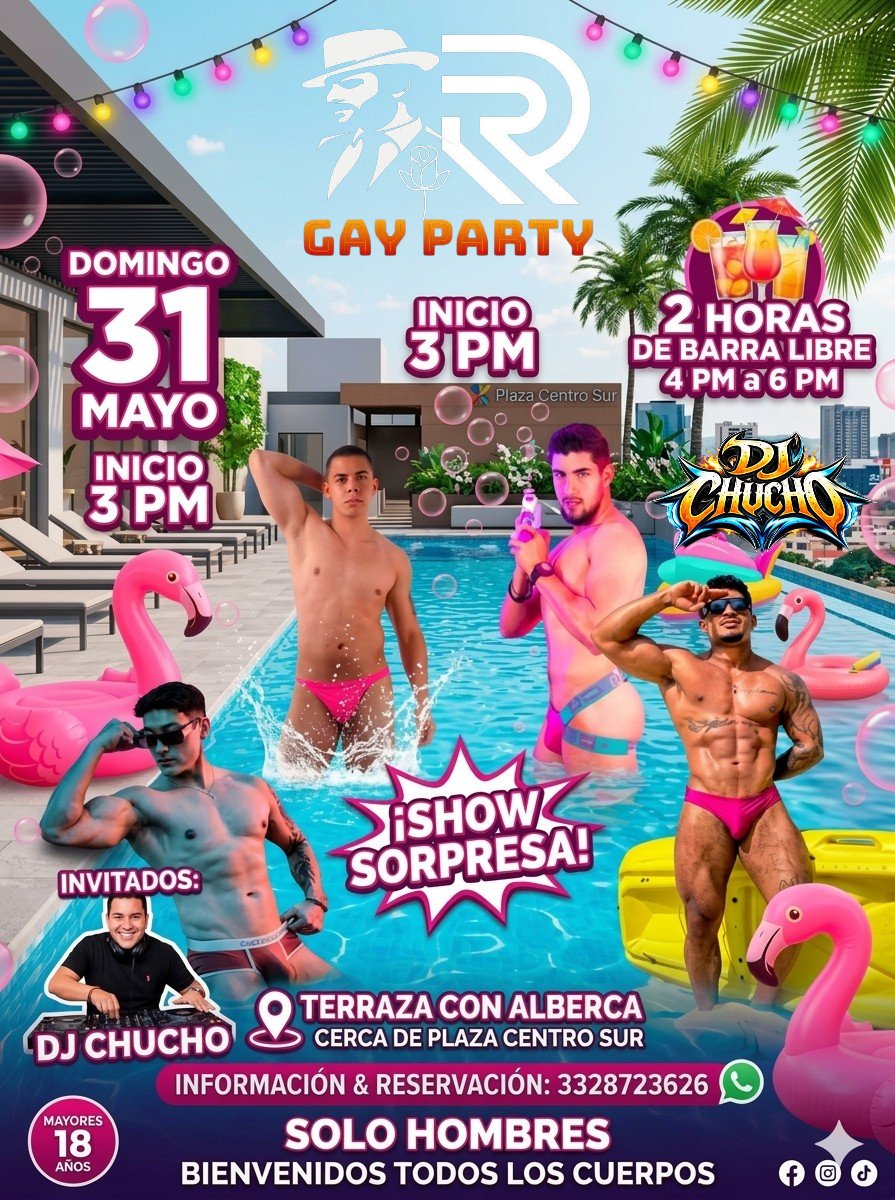 Gay party tweet media