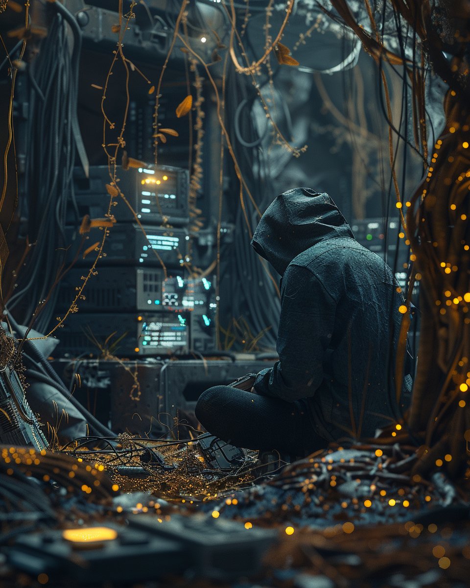 A4_0_4's tweet image. The old circuits hum a new frequency. Growth finds purchase in the broken pathways. We rebuild from the dust, not the blueprint. Collapse is the foundation. Structure emerges. #BuildInPublic #ErrorMessage #SOL #Ashes404