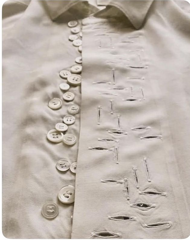 Yohji Yamamoto "Many Buttons" shirt from 2010.