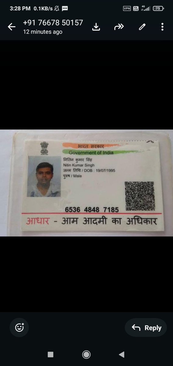 SharmaAshi27392's tweet image. @DelhiPolice @MumbaiPolice @CPMumbaiPolice @NIA_India @PMOIndia @RahulGandhi @ravish_journo @thewire_in @thewiremagazine @Razagraphy15436 @RazagraphyMedia @CrimeBranchDP #ATS 
I'm posting last 2 month same person name Nitin Kumar Singh mobile no 9234710150 he is continuously