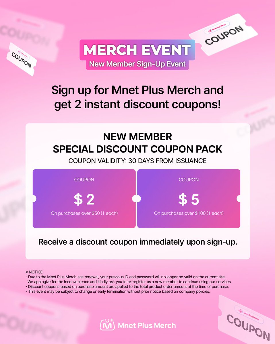Mnet Plus Merch 엠넷플러스머치 tweet media