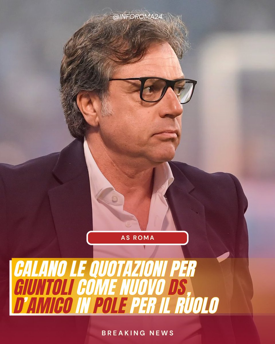 inforoma24's tweet image. 🟡🔴 #Giuntoli sempre piu lontano dall’#ASRoma, frenata sull’ipotesi come nuovo DS.

Ad ora peró, il nome più vicino al club capitolino sarebbe #D’Amico.

📲 @larepubblica