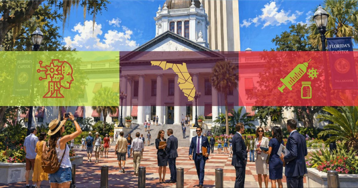 PeterSchorschFL's tweet image. #Florida voters are sending a clear but mixed message ahead of the Special Session — go slow on redistricting, move fast on AI, and keep an eye on medical freedom. 

Read: 

New data breaks down what matters most — via @KarenCyphers &amp;amp; @SachsMediaGrp

#SpecialSession #Fl ...