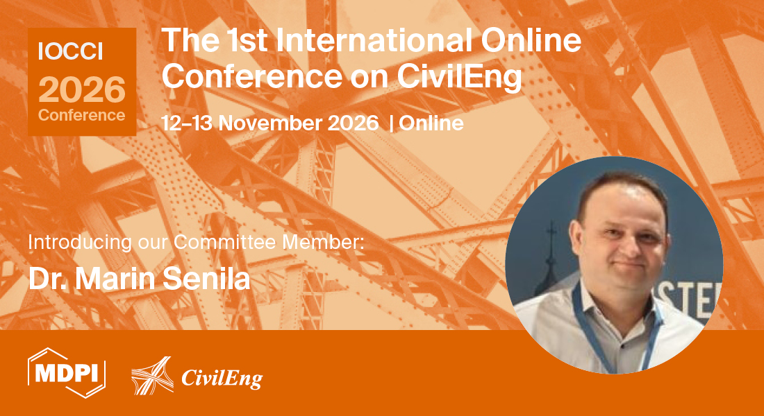 CivilEng_MDPI's tweet image. 🚀 Great news for #IOCCI2026!

Dr. Marin Senila joins the Event Committee (S4: Water Resources &amp;amp; Coastal Engineering) 🌍

📘 Submit: sciforum.net/user/submissio…
🆓 Register: sciforum.net/event/IOCCI202…

💻 12–13 Nov 2026 (CET)

#CivilEngineering #ResearchCommunity