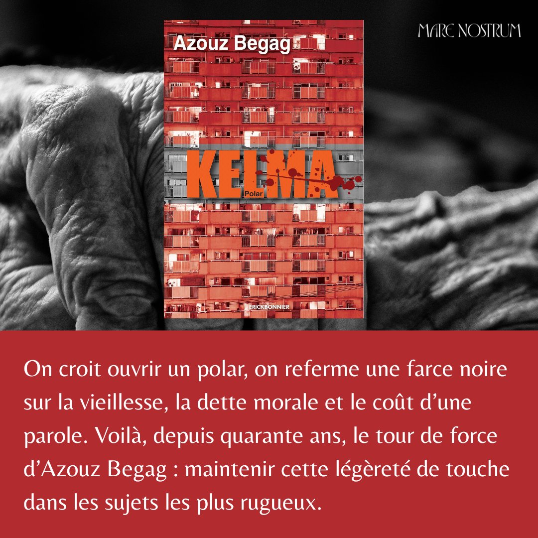 marenostrummed's tweet photo. Polar virtuose. Avec Kelma, Azouz Begag tend un suspense ramassé autour de la parole donnée : la promesse d'un fils des cités à ses vieux profs, vingt-deux ans plus tard. Cadrage juste, banlieue filmée plein cadre.

🔎 Découvrez la chronique ➡️https://t.co/nV32Ly8l4g

#Polar https://t.co/1zH8KEugb4
