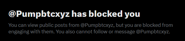 KukaShoma's tweet photo. @incyd__ @Pumpbtcxyz The @Pumpbtcxyz tards have blocked me, atleast they can read english 😂 https://t.co/daAHj168hd