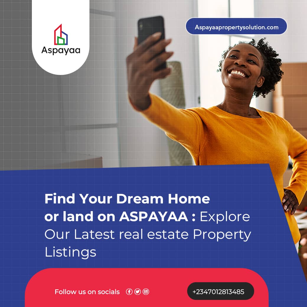aspayaaproperty's tweet image. Find your dream home or land on Aspayaa—every great future starts with the right foundation. Take that step today, invest wisely, and watch your vision become reality.#DreamHome #RealEstateNigeria #LandInvestment #PropertyGoals #Aspayaa