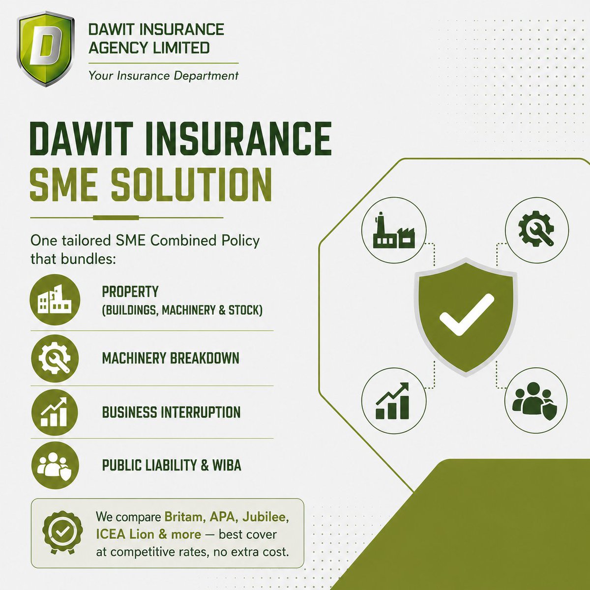 DawitInsurance's tweet image. Machinery breakdowns and stock losses can cripple production fast. Here’s what every factory owner needs to know about protection. Protect your factory, stock &amp;amp; team today.
What’s your biggest worry as a manufacturer? Reply below 
#SMEInsurance #KenyaBusiness #ManufacturingKenya