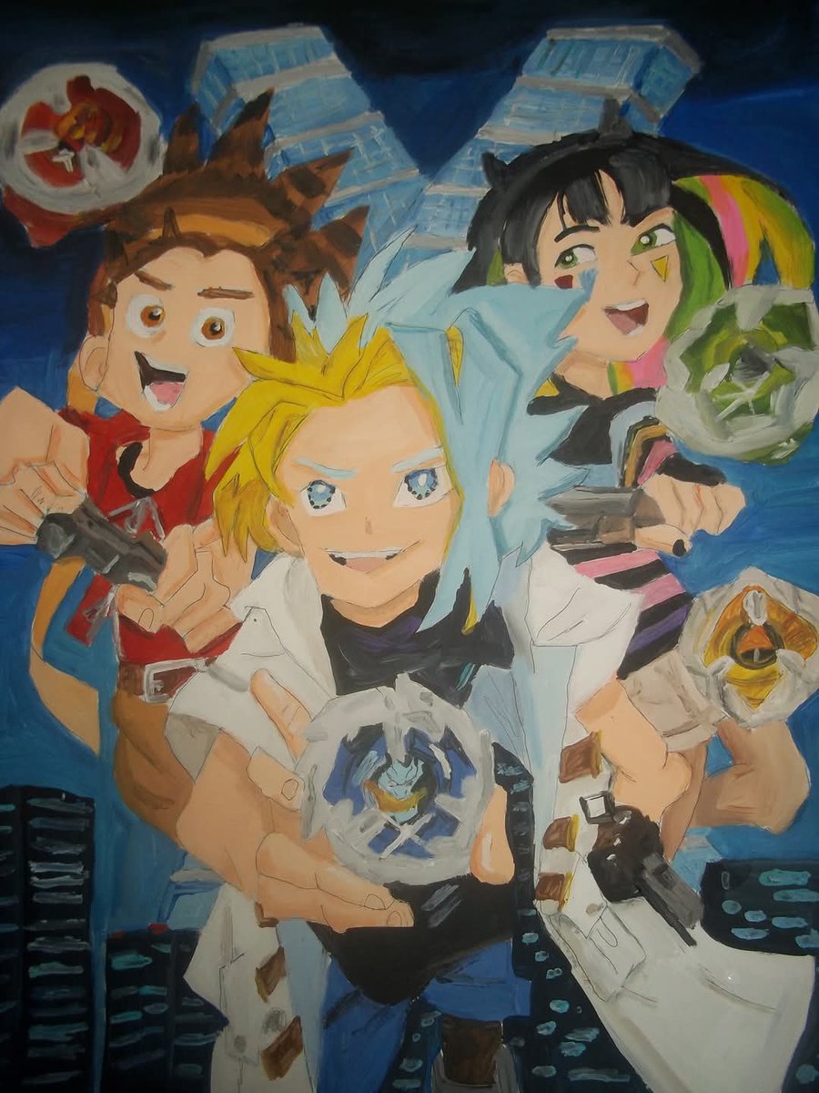 RonaldoByrd's tweet image. "Victory lies at the limits edge"....(Painting by the Artist, "Ronaldo").... #beybladex #painting #prolificartist #autisticartist #ArtistOnTheRise