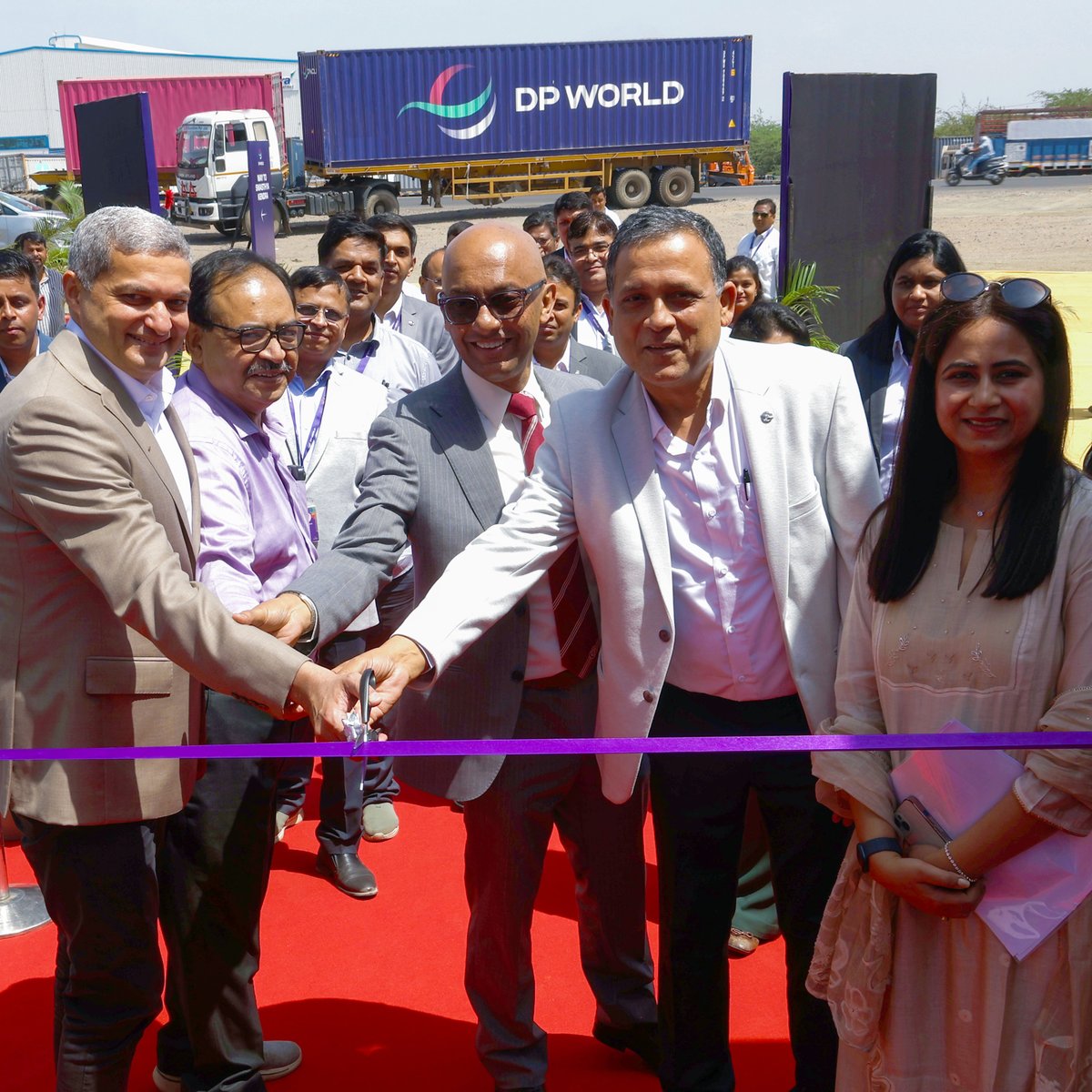 DPWorldIndia's tweet photo. Our first Swasthya Centre in Mundra, Gujarat, is a step toward supporting the welfare and social security needs of truck drivers, who power over 70% of India’s freight movement. This is the start of our nationwide effort to build accessible support systems, aiming to impact 1M truckers and their families.
Learn more here: https://t.co/Hyrg3hUPsl