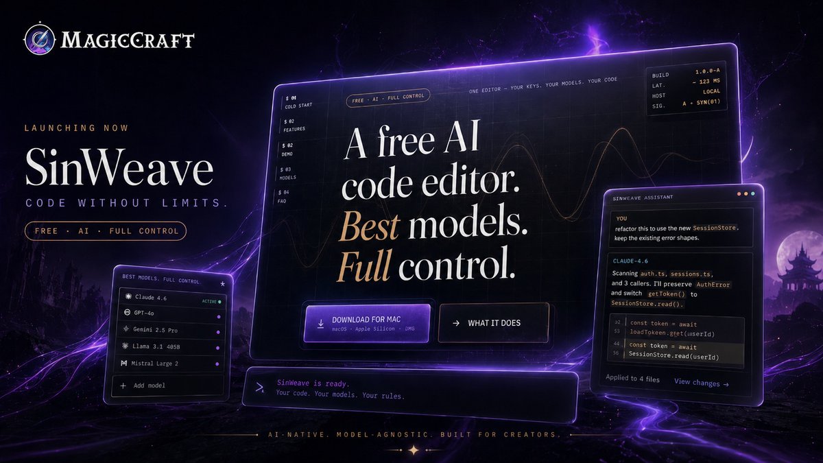 MagicCraft tweet media