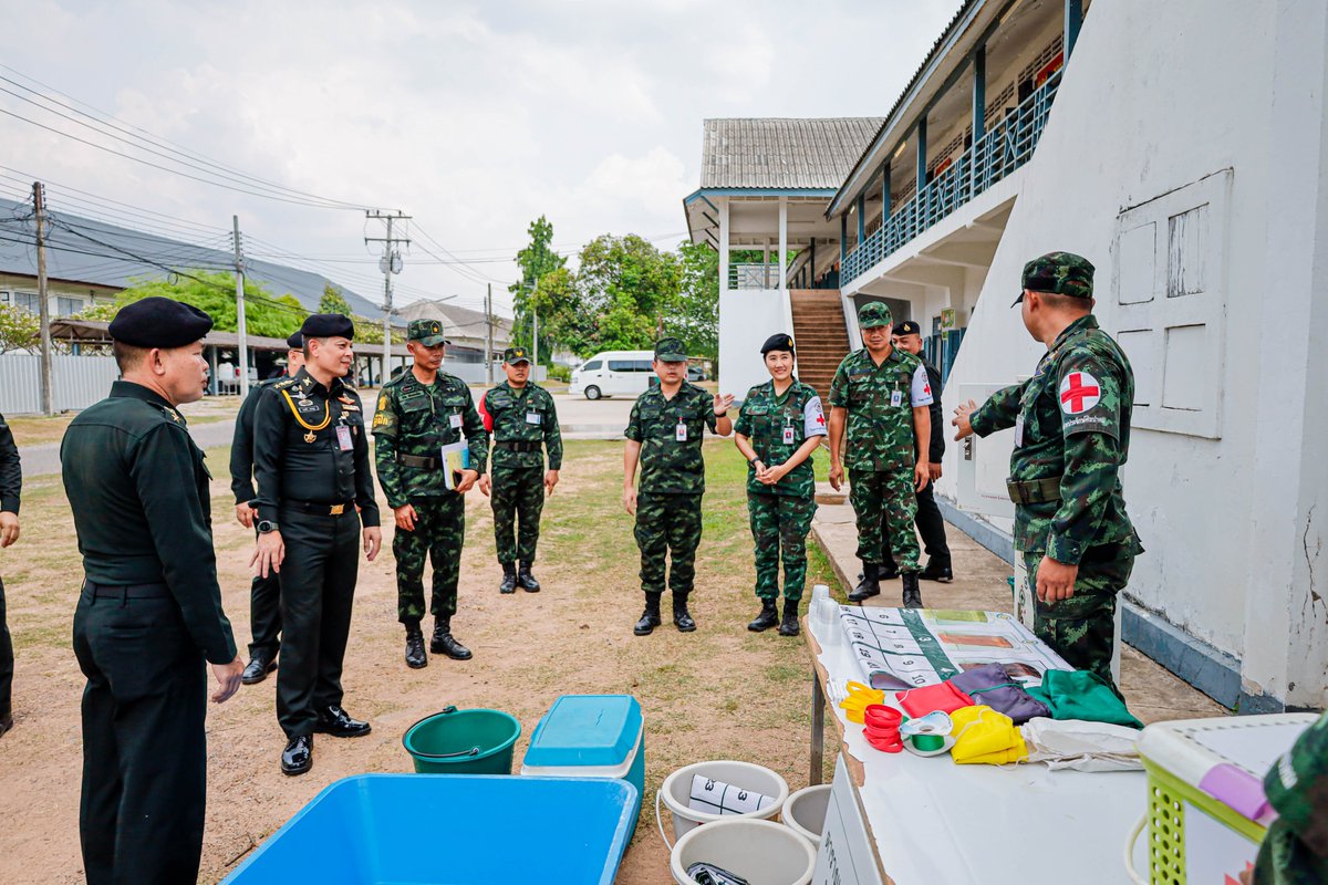 24thmilitary_pr's tweet photo. #เตรียมความพร้อมรับน้องคนเล็ก 
"มทบ.24 ตรวจเยี่ยมหน่วยฝึกทหารใหม่ เพื่อเตรียมการรับทหารใหม่ ผลัดที่ 1/69"

#น้องคนเล็ก
#Bootcamp69
#พลทหาร
#ศูนย์ประชาสัมพันธ์มณฑลทหารบกที่24
#กองทัพภาคที่2
#กองทัพบก https://t.co/8am9eHyluh