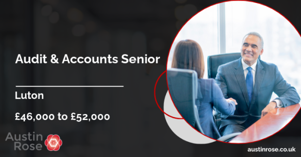 austinroseassoc's tweet image. Apply now! Audit &amp;amp; Accounts Senior, £46,000 to £52,000 - #Luton. paiger.link/1106985637
