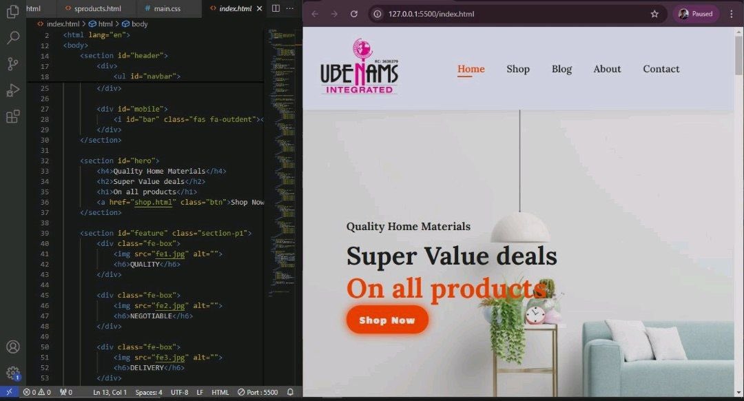 kiyosetcode's tweet image. A few years ago, I was still learning web development and one of the first real websites I built was an e-commerce site for a building materials brand.
Tiles. Paint. Toilets. Sinks. The whole thing.
The pay was low, but I still took it. #WebDevelopment #UIUX #Freelance #code