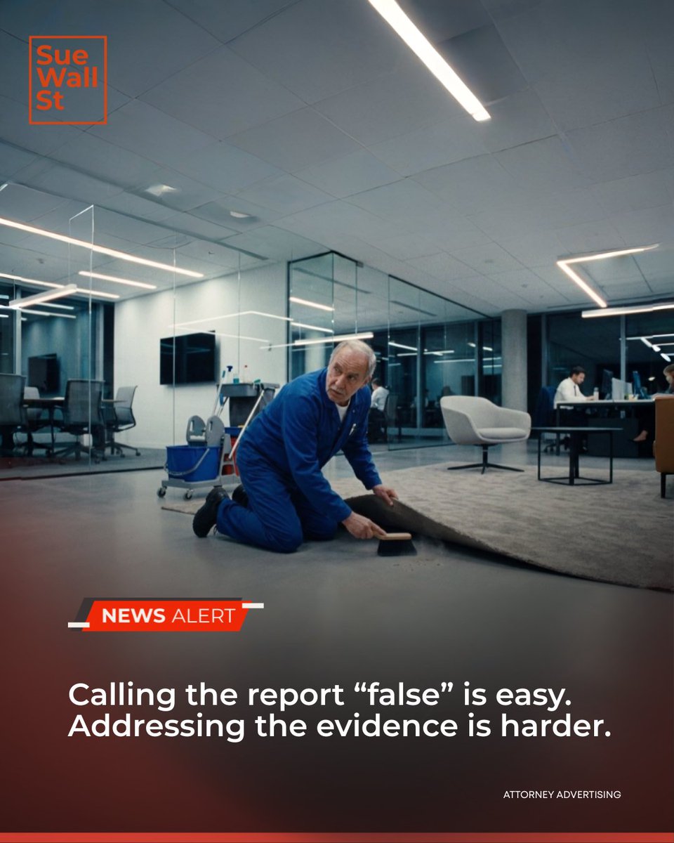 SueWallSt's tweet photo. When a company responds to a report, the question is whether management actually addressed the facts. 💁♟
#ManagementResponse #DisclosureMatters #SueWallSt https://t.co/YFjfnMxkzN