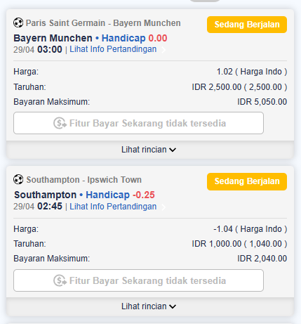 gasukaunder's tweet photo. Menu big match malam ini ketua ✈️

Bayern munchen hdp 0.00 ft 
Southampton hdp -0.25 ft

yang mau versi full bill meluncur langsung ke DM atau klik Link https://t.co/ZzSbWIDdyf !!!📷📷📷 🛩💰💰 https://t.co/XMtSq2MCR0