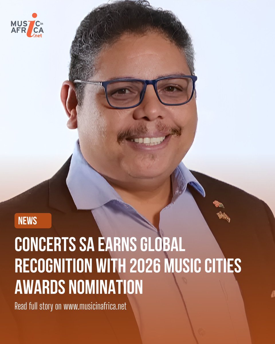 MusicInAfrica's tweet photo. Concerts SA has been shortlisted in the Music-Led Placemaking category for its work in supporting live music ecosystems in southern Africa through artist development and community-focused programming. https://t.co/V4514svV0N https://t.co/F2WOIJITSu