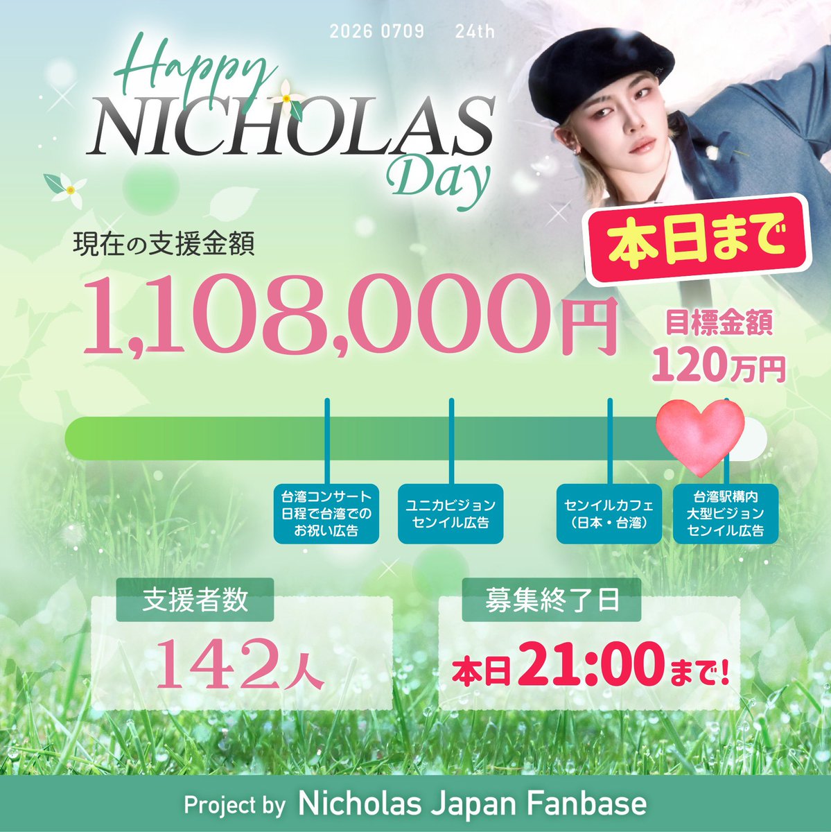 NICHOLAS JAPAN FANBASE tweet media