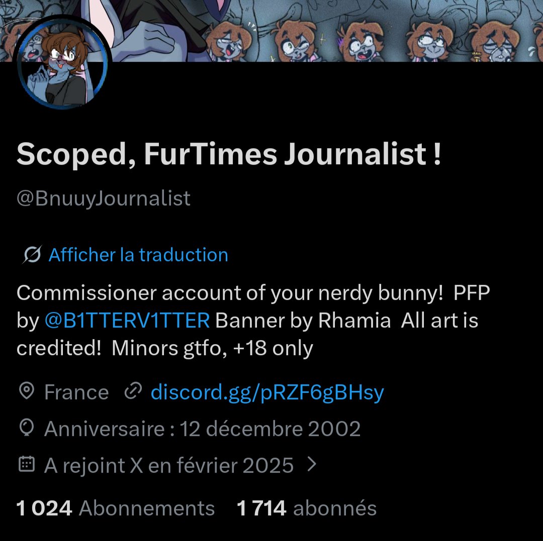 Scoped, FurTimes Journalist ! tweet media