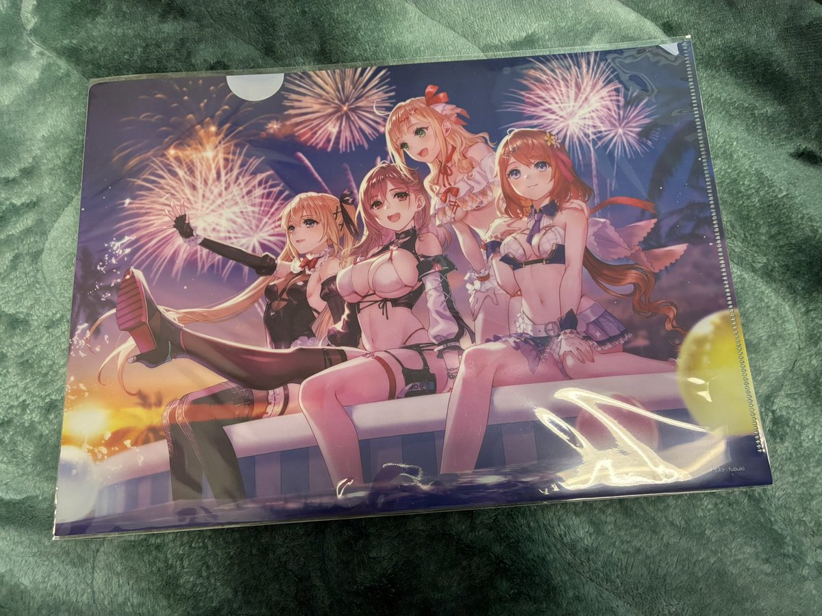 レスレリコラボのクリアファイル届いた！
