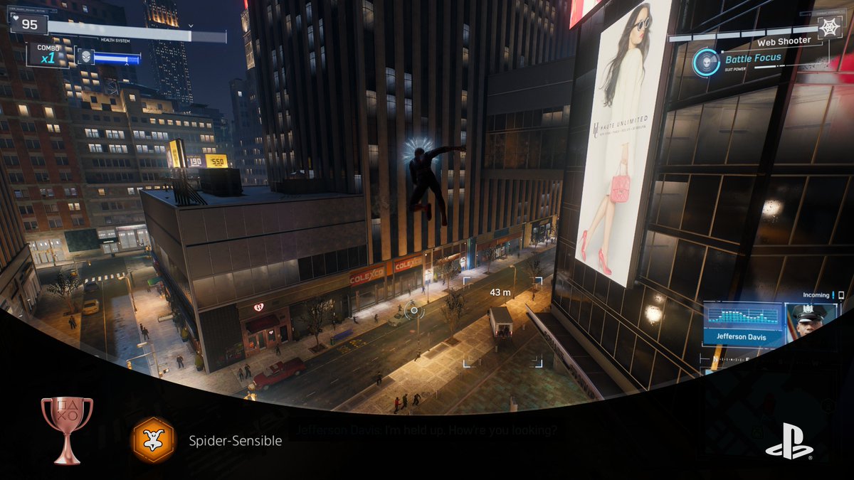 PwincessLuz's tweet image. Defeat Fisk

Defeat Shocker

Perfect Dodge 10 attacks

Traverse across the city rooftops
#PS5, #PlayStationTrophy, #MarvelsSpiderManRemastered