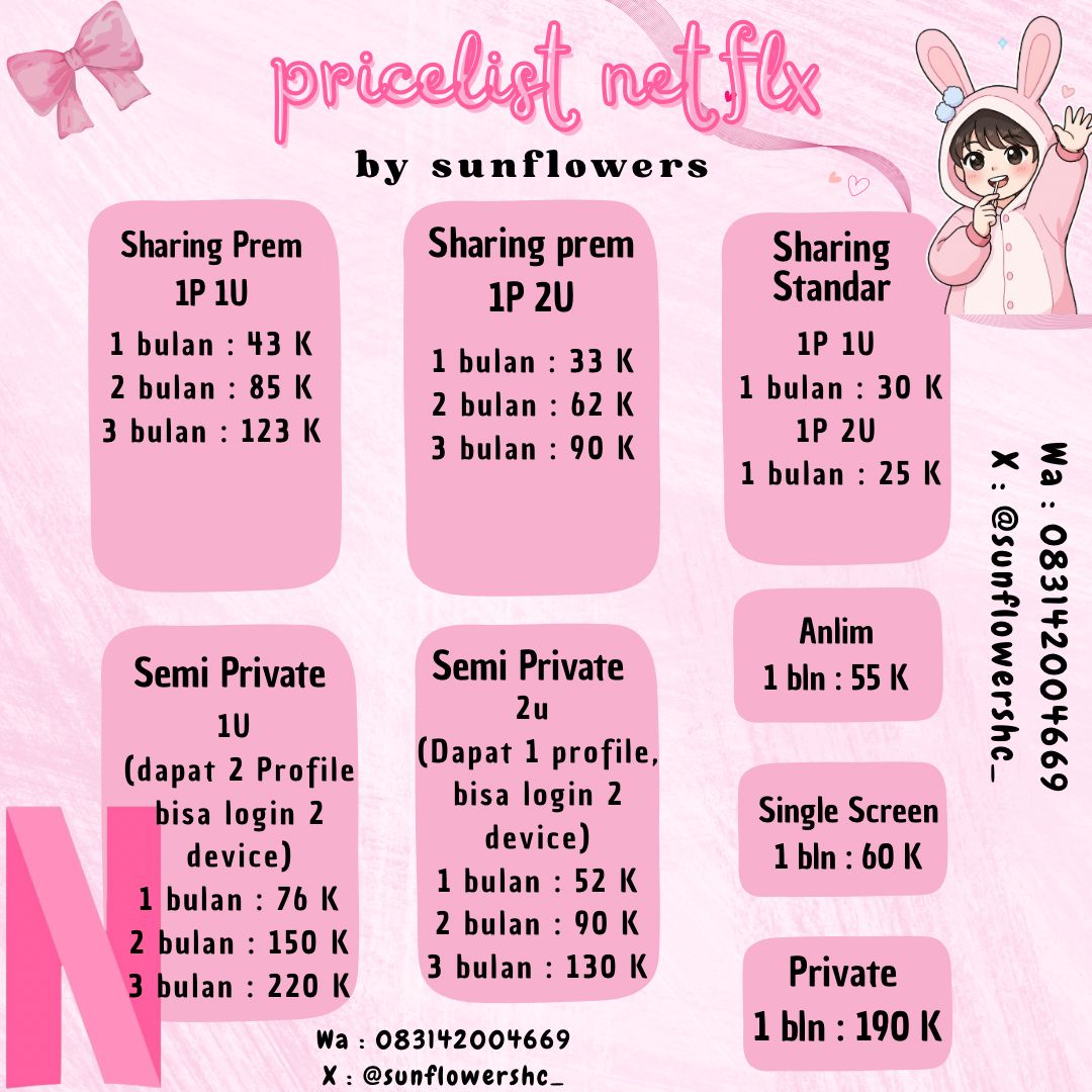 Sunflowhc // fsr on WA/Apipi prem/ cek gtc 1k tweet media