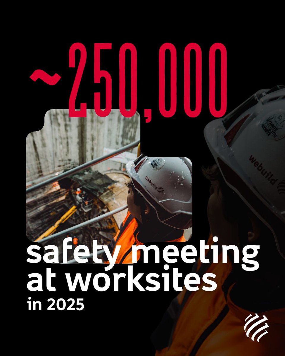 Webuild_Group's tweet image. 🛡️👷‍♀️👷The #HEALTH and #SAFETY of our people is at the heart of our daily operations. #Webuild has always been committed to ensuring the protection and well-being of its workforce. For the Group, investing in safety is a shared asset for our people, supply chain, and partners.