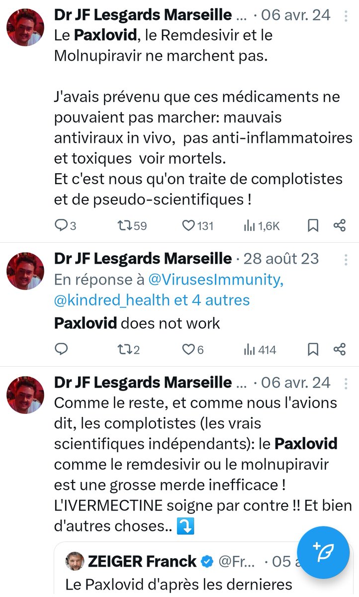 Dr JF Lesgards Marseille tweet media
