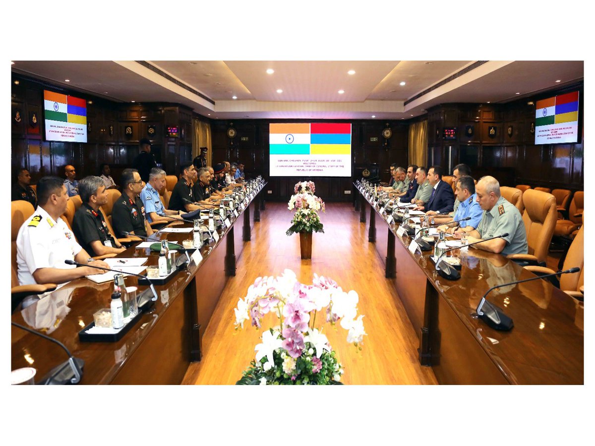 ani_digital's tweet photo. India, Armenia to boost defence ties through military hardware ventures
Read @ANI Story | https://t.co/C4upsKNqOq
#India #Armenia #DefenceTies #MilitaryHardware https://t.co/TgDblzl91v