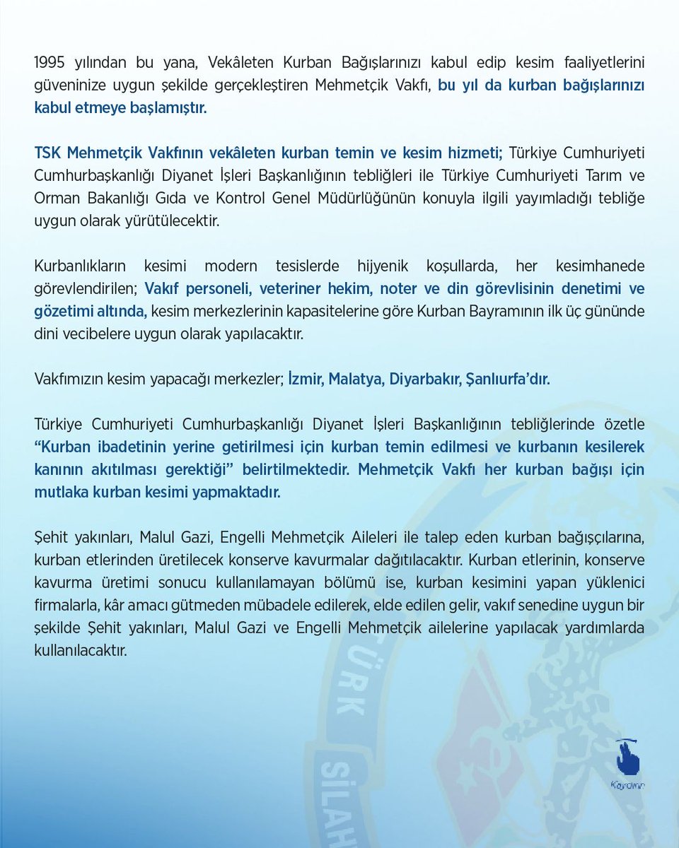 Mehmetçik Vakfı tweet media