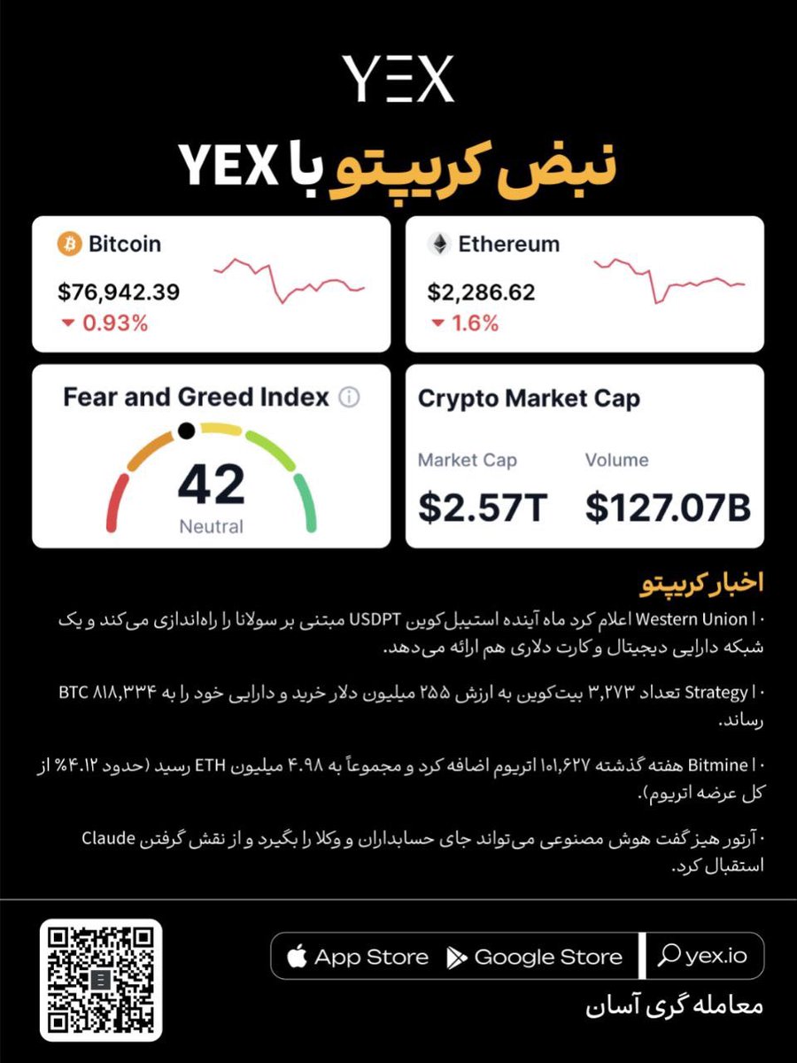 YEX فارسی tweet media