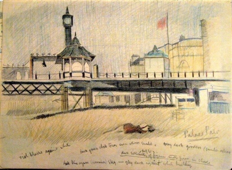 With Sussex being our theme this week, here's "Brighton (The Front at ...