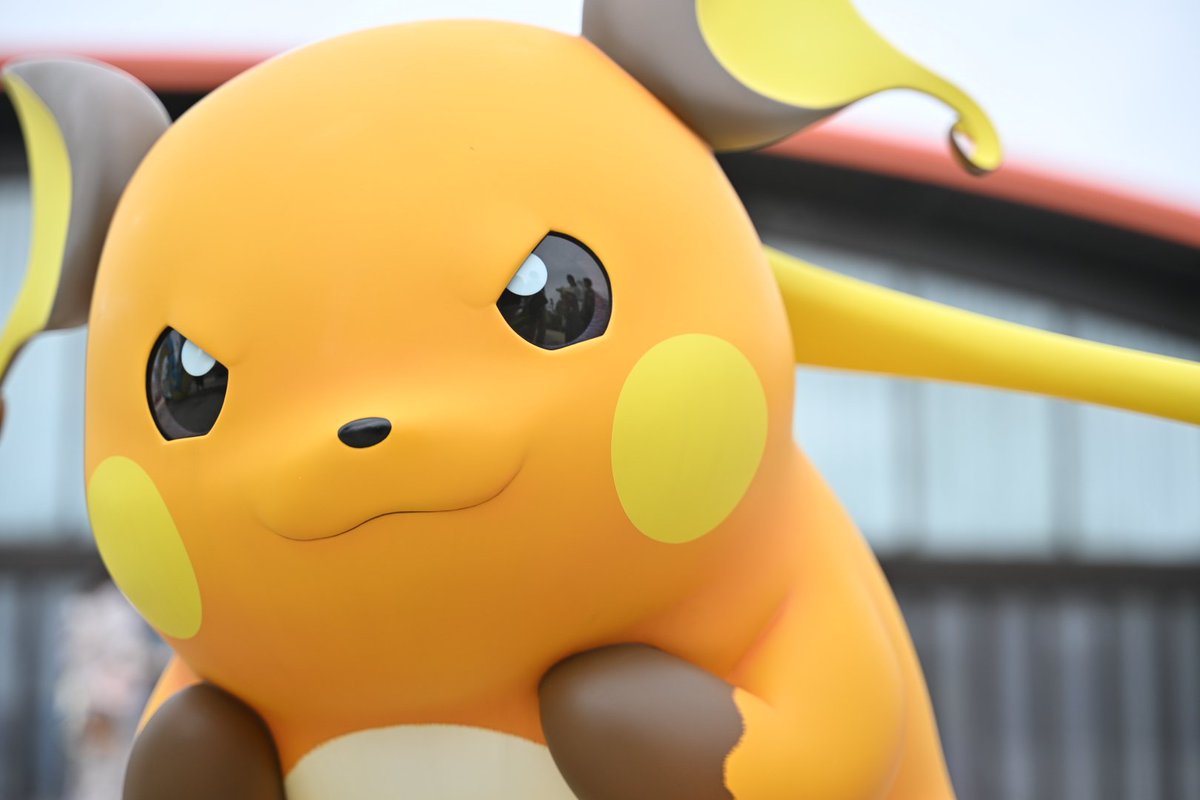 ポケモン　フィギュア　ライチュウ　ポケパークカントー　202603011401 念願の #ポケパークカントー にいってきました💪💪 一番道路から泣き