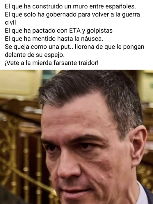 Rober_Alcaz's tweet photo. Cada vez que veo a Pinocho el Embustero hablando en la tele, aunque tenga el sonido quitado sé que lo que está diciendo es MENTIRA. Cada vez que lo veo me da más ASCO y REPUGNANCIA. No lo soporto. Ver al embustero, falso, chulo, mediocre, inútil y psicópata alardeando me marea. https://t.co/es2IKn2n04