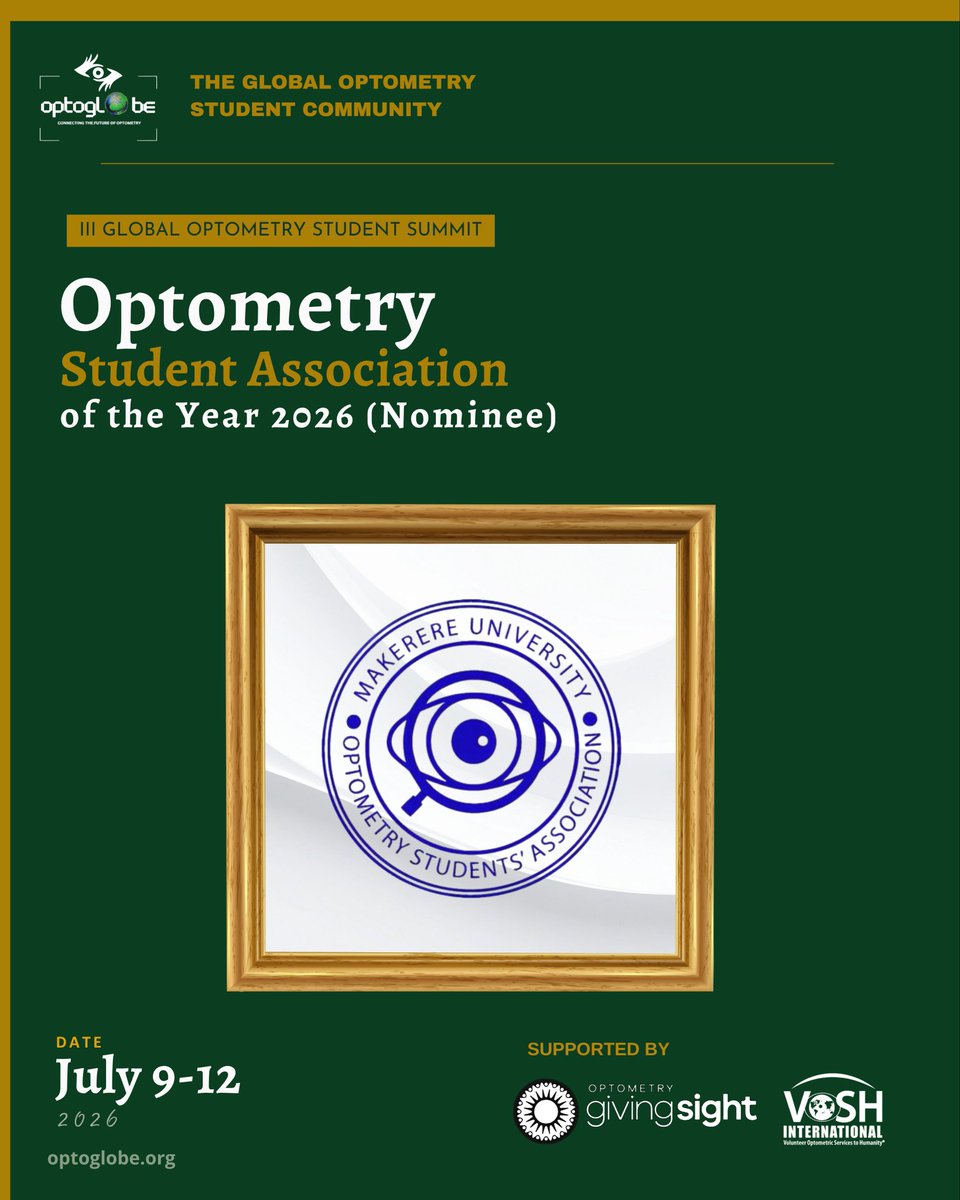 MUOSA256's tweet photo. MUOSA has been nominated among the few associations advancing to the next stage for the Association of the Year award

This is a reflection of our dedication and commitment as future optometrists. Let's keep pushing!

Together, we rise.
#Optoglobe #optometry https://t.co/TjK83q66OW