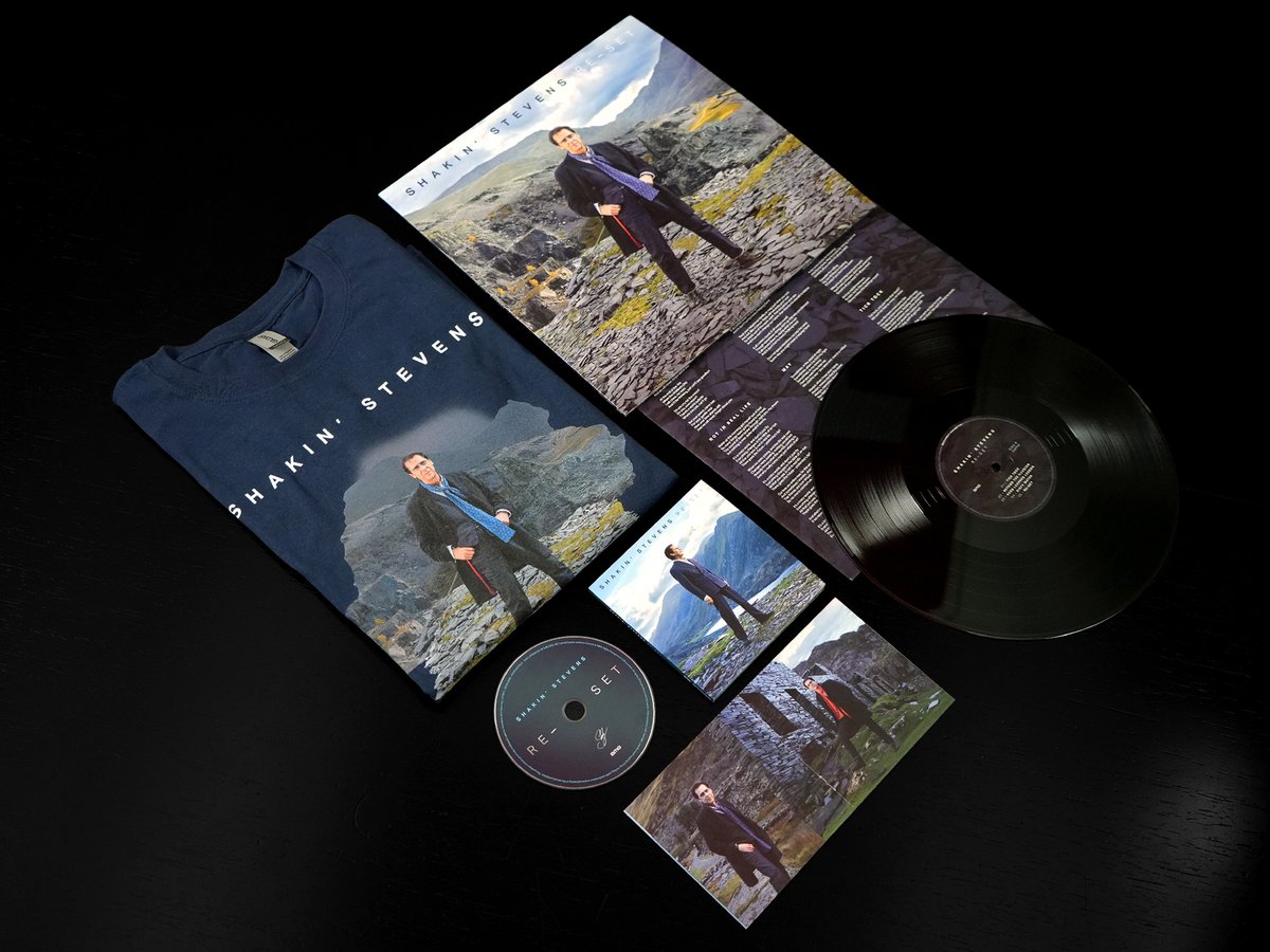 officialShaky's tweet photo. Re-Set turns 3 today! A high-voltage mix of blues, Americana and roots, the album saw Shakin' Stevens reconnect with the sounds that started it all.

It stormed into the UK Top 40, and remains one of his most loved records to date.

Play this one loud today! 🎸 https://t.co/QrwSOrCns4