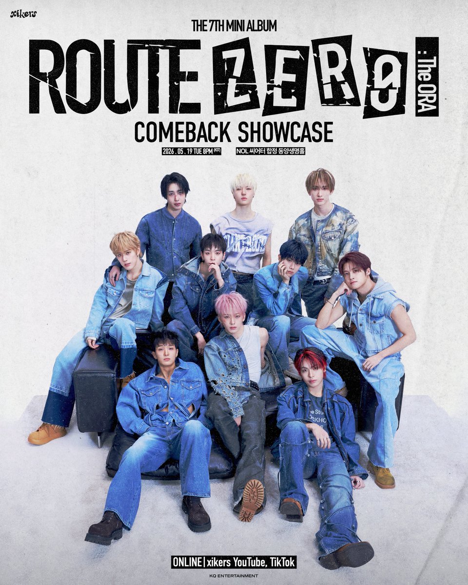 [📢] xikers(싸이커스) 7TH MINI ALBUM [ROUTE ZERO : The ORA] COMEBACK SHOWCASE 안내 (+추가)

🔗 bit.ly/4coCcBr
🔗 서베이 : bit.ly/4vUyo2x

#xikers #싸이커스 #7THMINIALBUM #ROUTE_ZERO #The_ORA