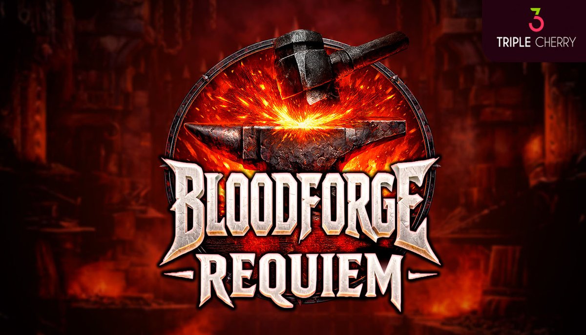 3TripleCherry's tweet photo. Triple Cherry is pleased to announce the launch of Bloodforge Requiem 🔥⚒️
Step into a dark and immersive experience where every spin helps forge your destiny, powered by striking visuals and dynamic gameplay.✨

https://t.co/8FronQDbVb

#slots #videslots #igaming #prizes https://t.co/KBIMMFVclQ