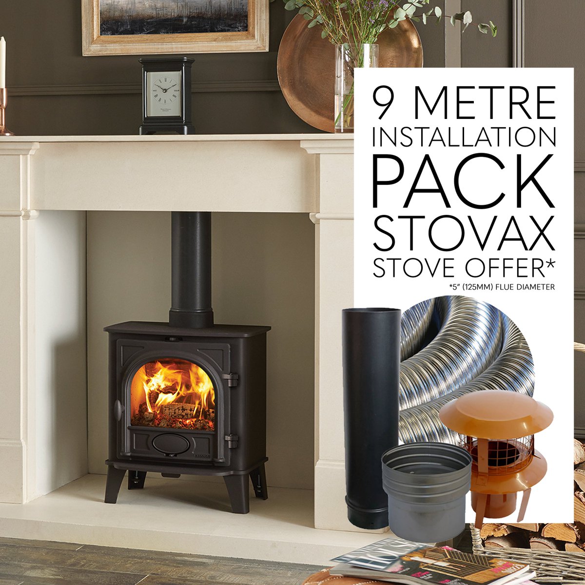 SimplyStovesLtd's tweet image. Grab yourself a great deal with any Stovax 5" flue stove on our website! 🔥

Happy shopping 😁🛍️

#shoponline #shopnow #supportindependent #shopsmall #supportlocal #smallbusiness #stovax #woodburner #logburner #homeinspo #deal #limitedoffer
