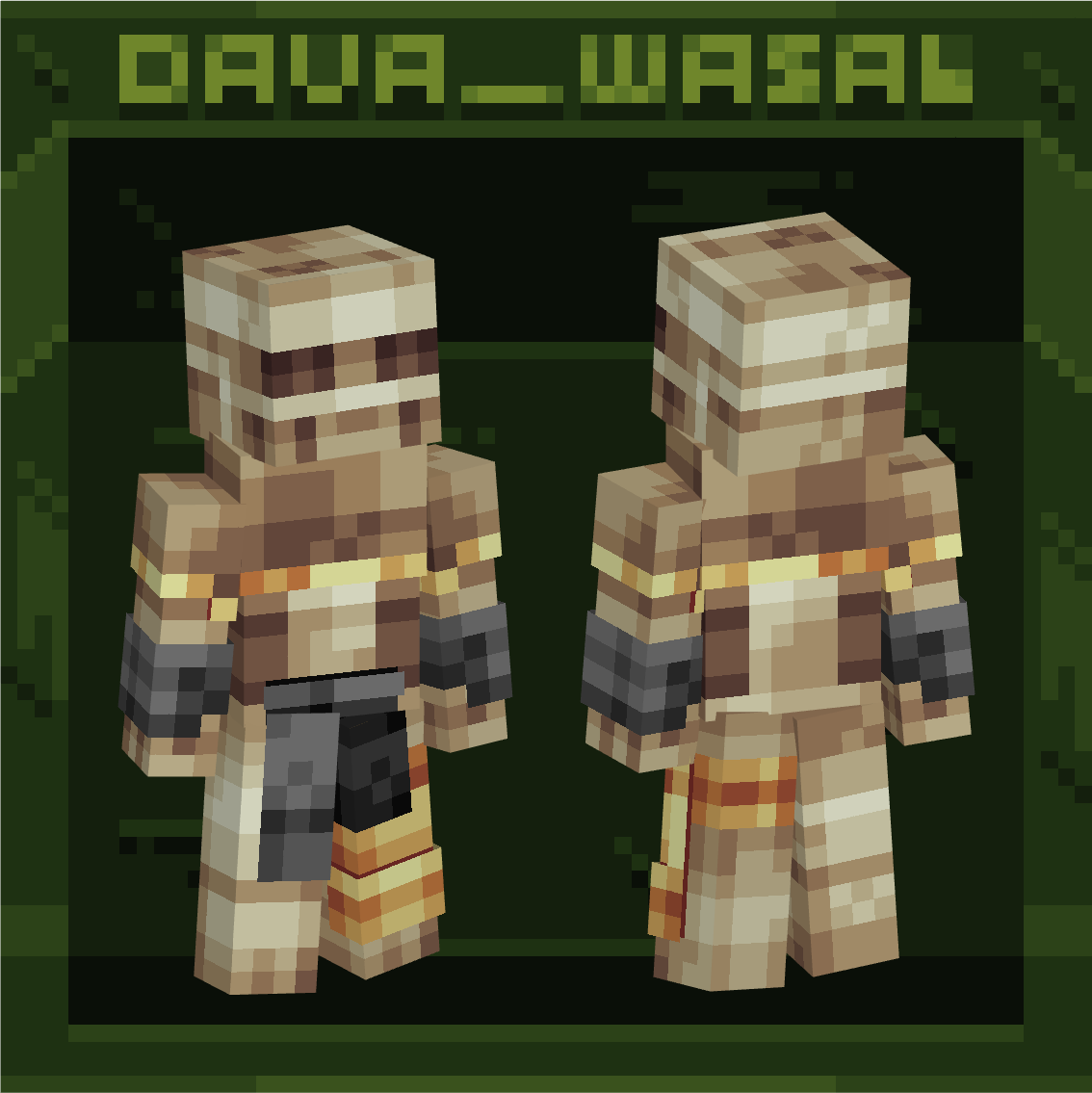 Dava_Wasab's tweet photo. SKIN — Nᴇᴄʀᴏɴᴛʏʀ Sᴋᴇʟᴇᴛᴏɴ 💀
Necrontyr skeleton from Warhammer.
https://t.co/BVgTt0mU0v
#Minecraft #Skin #Warhammer #Necrontyr https://t.co/5wrAH3i2Js