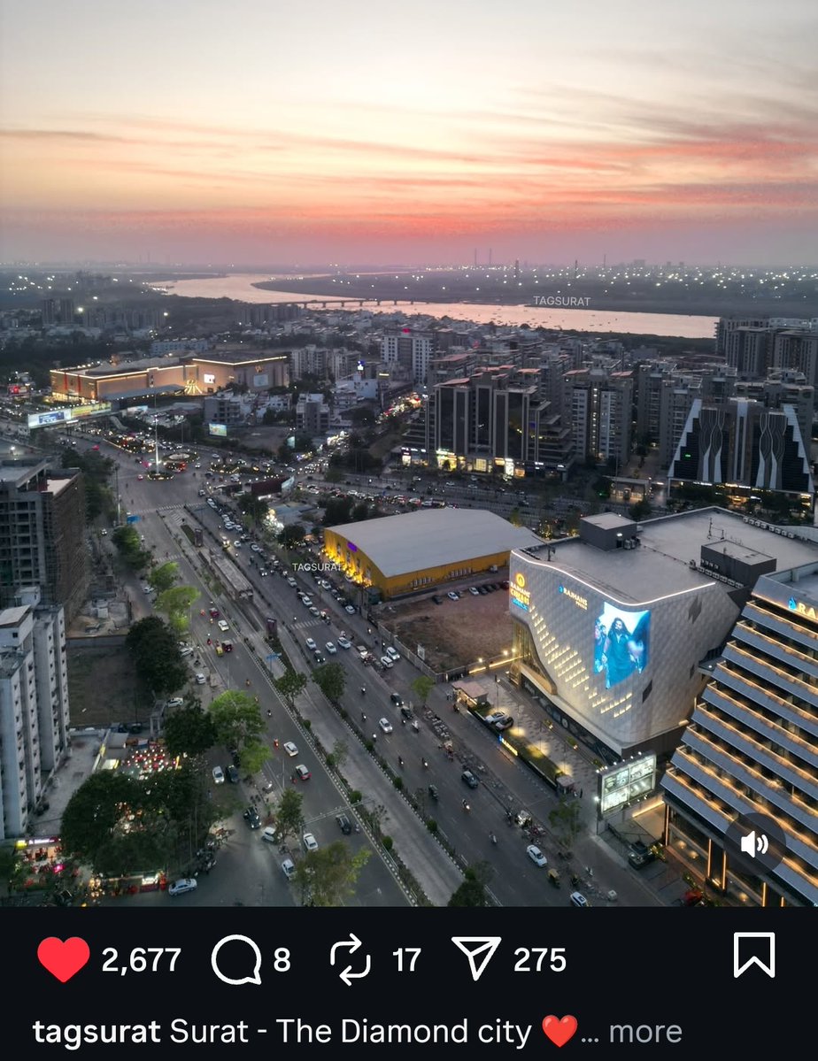 RaHul_71144's tweet image. Thts old pic... This is the same junction in present. #Surat