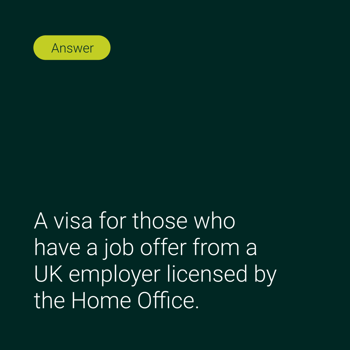 amicuslaw's tweet photo. Immigration Explained 

What is a Skilled Worker Visa? 

A visa for those who have a job offer from a UK employer licensed by the Home Office. 

If you need expert advice or support from an experienced immigration lawyer, contact our team today. https://t.co/NvubSA5crZ https://t.co/LE7PWEqHMf