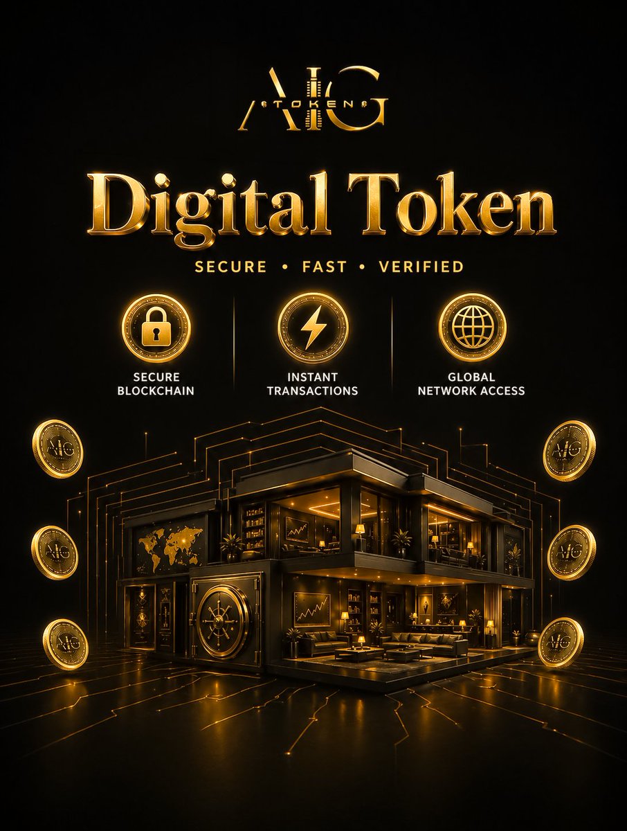 AigToken's tweet photo. 🔐 The future of finance is here. AIG Digital Token — where security meets speed on a global scale. Build wealth. Move fast. Stay verified. 💰⚡

#AIGToken #DigitalToken #Blockchain #Crypto #DeFi #Web3 #CryptoInvesting #TokenSale #DigitalAssets #FutureOfFinance https://t.co/4obK7Sa6Vm