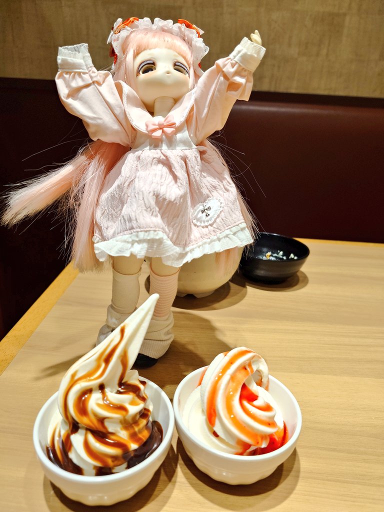 ルンルン「でじゃーと😆」