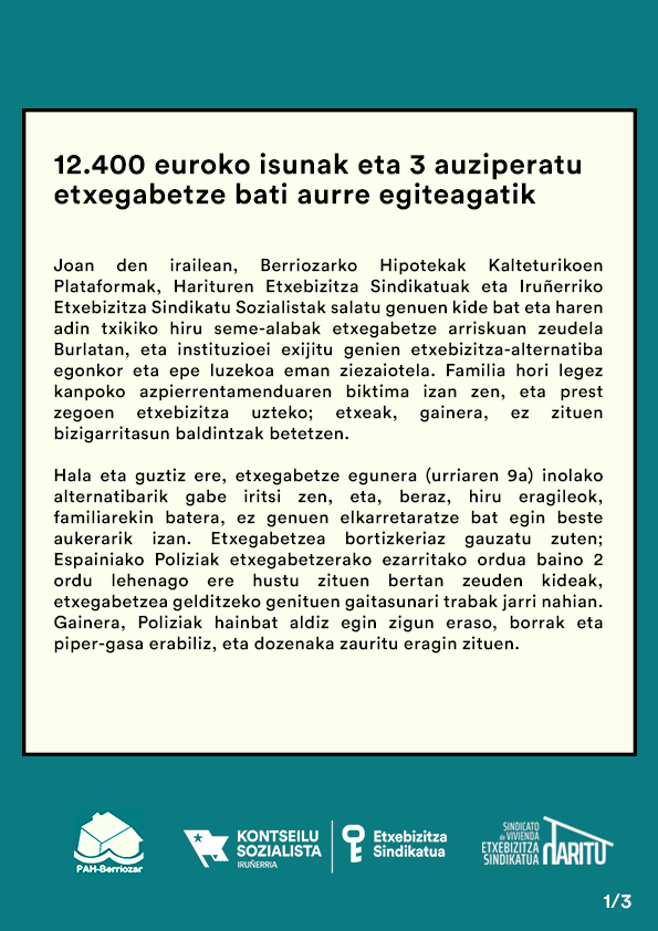 hARITU Elkarlaguntza Sarea / Red de Apoyo Mutuo tweet media