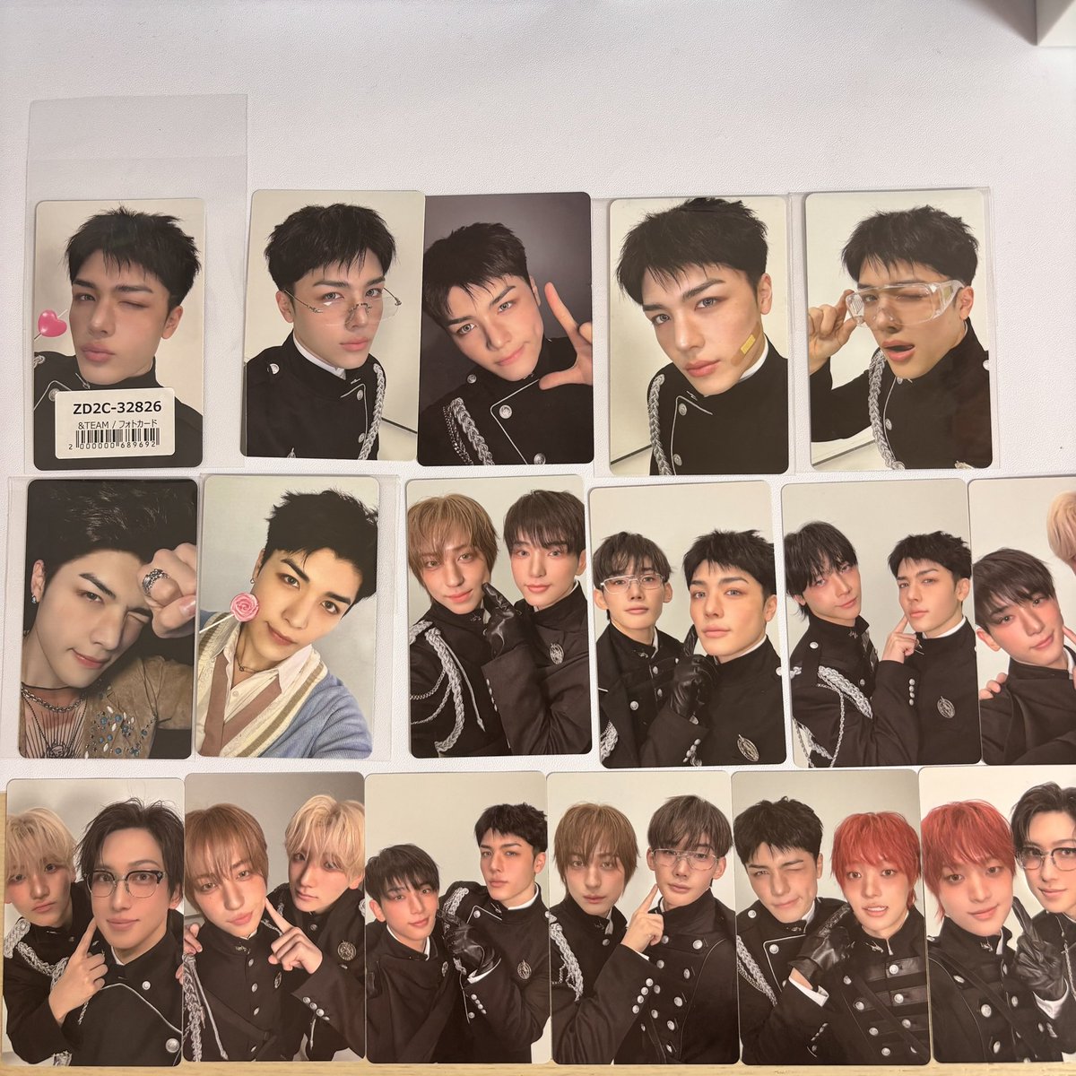42desu's tweet photo. &amp;TEAM weverse global グローバル アーリーバード 特典トレカ ショーケース　ヨントン ペンサ サイン会 韓国 オンライン 交換

譲:画像のもの

求:ウィジュ ニコラス(異種同種問いません☺︎)

郵送のみ📮
レート考慮お願いします🙌🏻
お気軽にお声掛けください♪
#andTEAM交換 #トレカ交換 https://t.co/NJNj2Cisk1