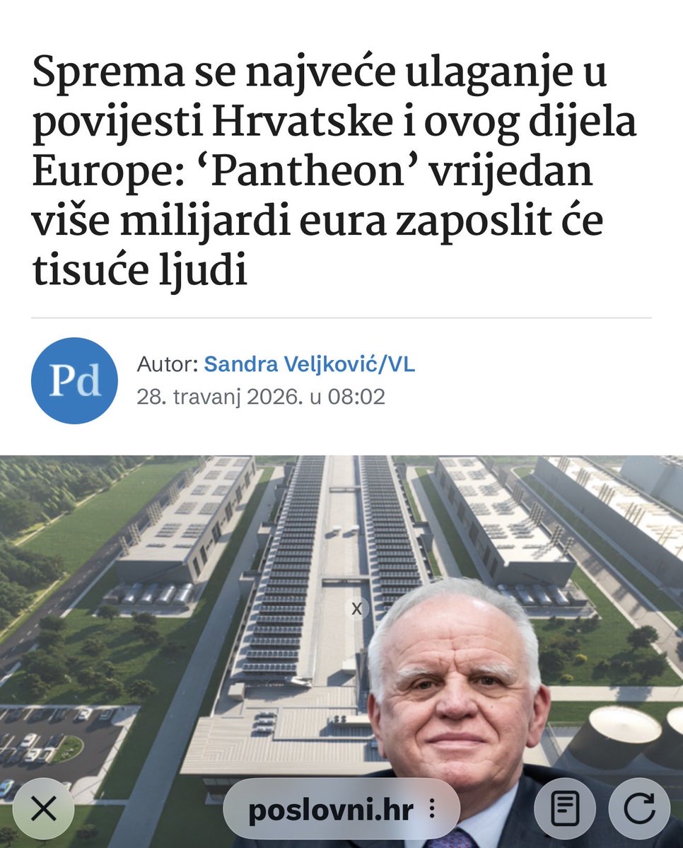 Tako sosednja Hrvaška. 

Ki gosti vrh #3seasummit.

Kamor menda ne bo ne <a href="/nmusar/">Nataša Pirc Musar</a> ne PV Goloba.

Slovenijo so dobesedno izolirali od razvoja. share.google/MCipnAdmzzmKzM…