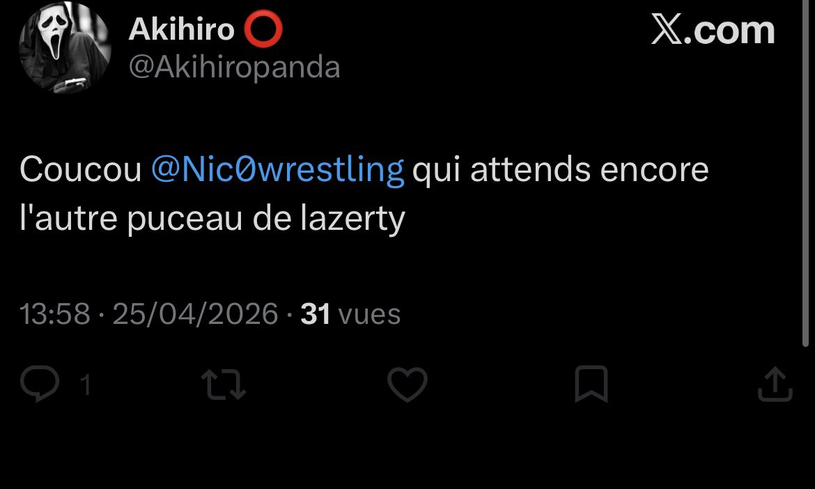 DarkLazery's tweet image. Même inoffensif on reste dans les têtes
#Arrogance
#Insolence