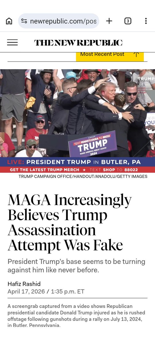 When even the MAGA cohort believe they're staged.. 😂😂