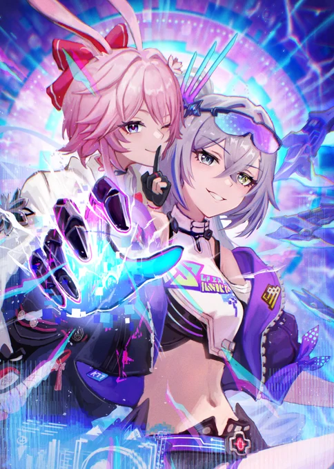 Break the system. We don't follow your rules. #HonkaiStarRail #SilverWolf #Evanescia